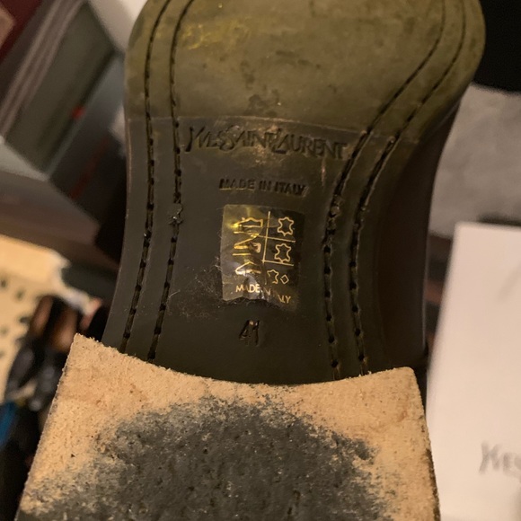 Brown Yves Saint Laurent boots - Picture 3 of 6